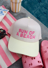 Load image into Gallery viewer, "Sun Of A Beach" Yellow Trucker Hat
