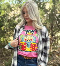 Load image into Gallery viewer, Callie's Checkered Nutcracker Pink Tee

