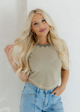 Load image into Gallery viewer, Sleeveless Charm Knitted Tank Top - Olive
