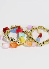 Load image into Gallery viewer, Colorful Dreamy Beaded Bracelet Stack
