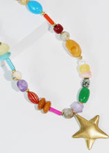 Load image into Gallery viewer, Glow Girl Beaded Star Necklace
