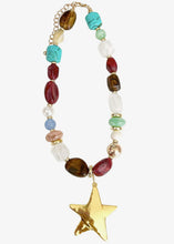 Load image into Gallery viewer, Reese Beaded Star Necklace
