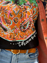 Load image into Gallery viewer, Callie Ann Stelter Thankful Pumpkin Black Tee
