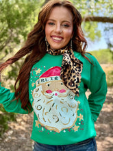 Load image into Gallery viewer, Callie's Believe in Santa Green Tee &amp; Sweatshirt
