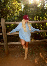 Load image into Gallery viewer, Sallie Light Denim Shirt Jacket
