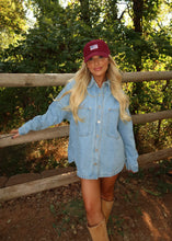 Load image into Gallery viewer, Sallie Light Denim Shirt Jacket

