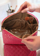 Load image into Gallery viewer, Capri Large Makeup Pouch - Hot Pink
