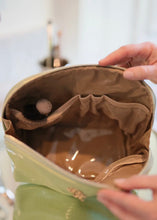 Load image into Gallery viewer, Capri Large Makeup Pouch - Lime
