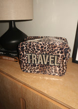 Load image into Gallery viewer, Leopard Clear Coat TRAVEL Bag
