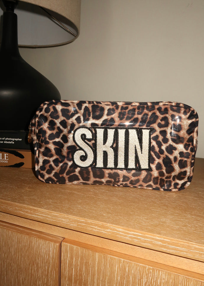 Leopard Clear Coat SKIN Bag