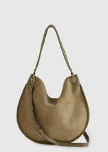 Load image into Gallery viewer, Piper Olive Suede Shoulder Bag
