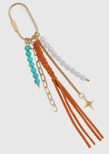 Load image into Gallery viewer, Rust Tassel Bag Charm

