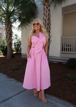 Load image into Gallery viewer, Pink Lilac Knotted Flower Dress
