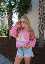 Load image into Gallery viewer, Sailboat Knit Sweater - French Pink
