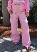 Load image into Gallery viewer, Strawberry Striped Wide Leg Pants

