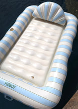 Load image into Gallery viewer, FUNBOY Blue &amp; Green Tanning Pool Lounger
