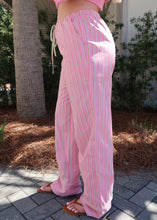 Load image into Gallery viewer, Strawberry Striped Wide Leg Pants
