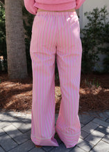 Load image into Gallery viewer, Strawberry Striped Wide Leg Pants
