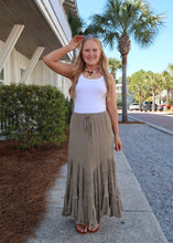 Load image into Gallery viewer, Cactus Wave Tiered Skirt
