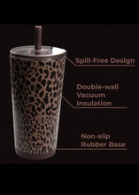 Load image into Gallery viewer, HydroJug Brown Leopard 20oz Everyday Tumbler
