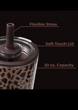 Load image into Gallery viewer, HydroJug Brown Leopard 20oz Everyday Tumbler
