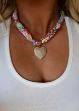 Load image into Gallery viewer, Thompson Heart Scarf Necklace
