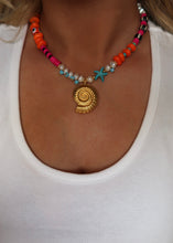 Load image into Gallery viewer, Vibrant Beaded Shell Necklace
