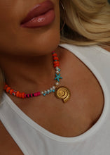 Load image into Gallery viewer, Vibrant Beaded Shell Necklace
