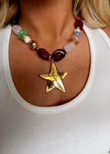 Load image into Gallery viewer, Reese Beaded Star Necklace
