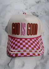Load image into Gallery viewer, God Is Good Checkered Trucker
