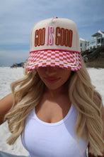 Load image into Gallery viewer, God Is Good Checkered Trucker
