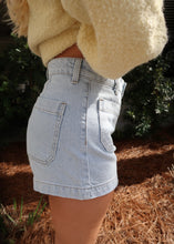 Load image into Gallery viewer, Mickie Light Wash Denim Shorts
