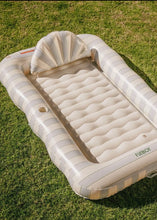 Load image into Gallery viewer, FUNBOY Blue &amp; Green Tanning Pool Lounger
