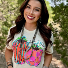 Load image into Gallery viewer, Callie's Thankful Pumpkins Natural Tee
