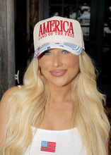 Load image into Gallery viewer, America Land Of The Free Trucker Hat
