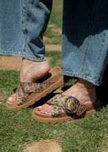 Load image into Gallery viewer, Gianna Leopard Print Buckle Slides
