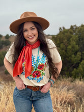 Load image into Gallery viewer, Callie Ann Stelter Bluebonnet Howdy Tee
