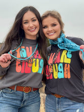 Load image into Gallery viewer, You Are Enough in Multicolor Ink Tee
