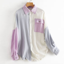 Load image into Gallery viewer, rts: THE Huxley Gauze Two Tone button up*
