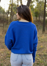 Load image into Gallery viewer, Piper Button Cardigan - Blue
