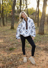 Load image into Gallery viewer, Lenni Geometric Sherpa Fleece Pullover
