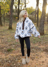 Load image into Gallery viewer, Lenni Geometric Sherpa Fleece Pullover
