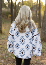 Load image into Gallery viewer, Lenni Geometric Sherpa Fleece Pullover
