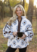 Load image into Gallery viewer, Lenni Geometric Sherpa Fleece Pullover
