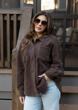 Load image into Gallery viewer, Frostline Mocha Sherpa Shacket
