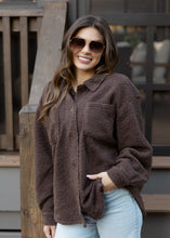 Load image into Gallery viewer, Frostline Mocha Sherpa Shacket
