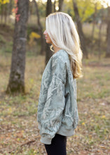 Load image into Gallery viewer, Sage Camo Crew Sweatshirt
