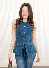 Load image into Gallery viewer, Ford Button Down Denim Vest
