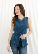 Load image into Gallery viewer, Ford Button Down Denim Vest
