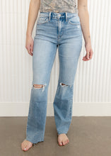 Load image into Gallery viewer, Chelsea Distressed Light Denim Jeans
